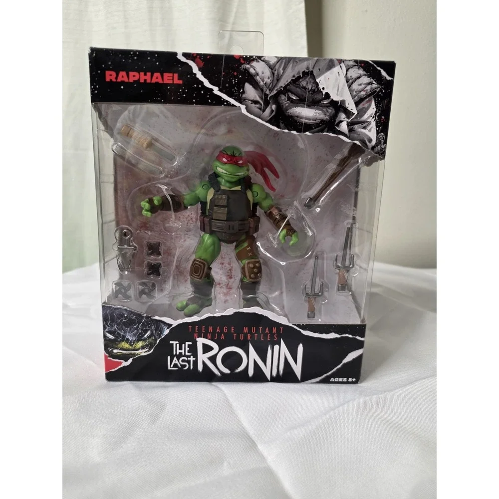 TMNT The Last Ronin Raphael Action Figure With Weapons 2025 Playmates Not Mint